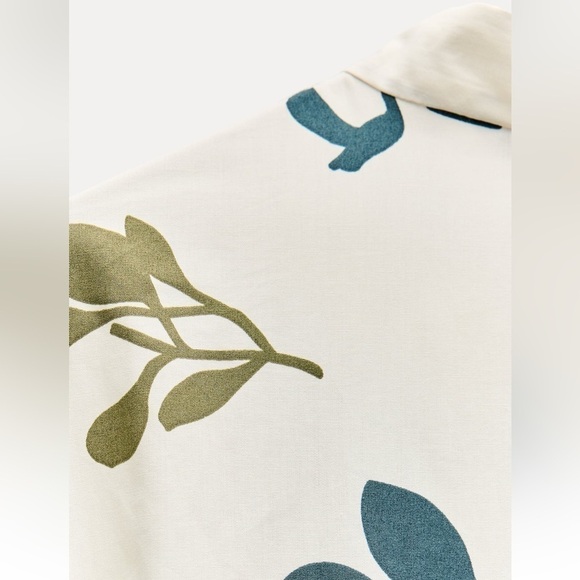 New ZARA Printed Poplin Dress ZW Collection - Picture 12 of 12